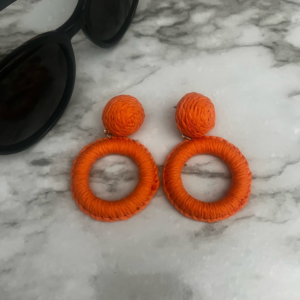 Orange Earrings
